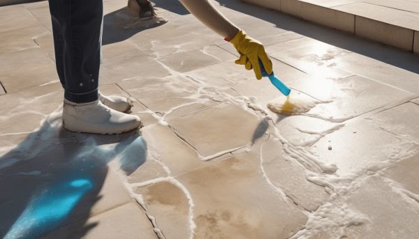 L’envers du choix : le vrai temps d’action de l’eau de javel sur terrasse
